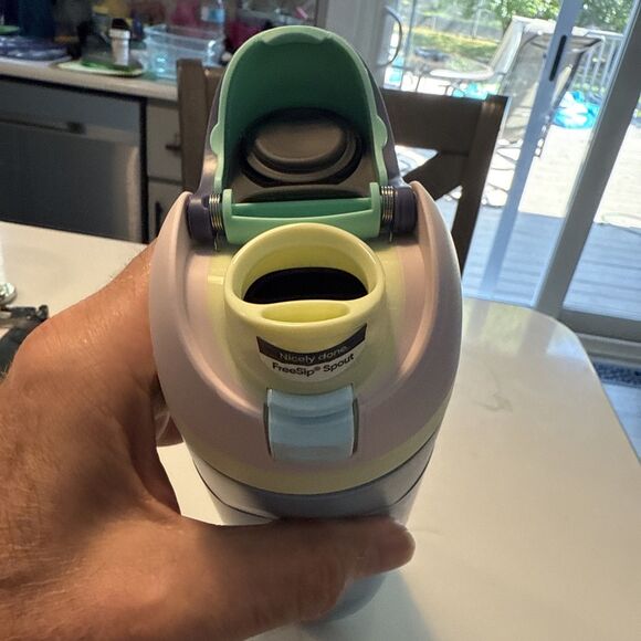 Owala 24oz Stainless Steel Insulated FreeSip Water Bottle - Northern Lights - Picture 7 of 10